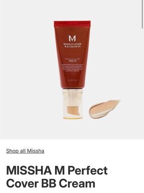 MISSHA M Perfect Cover BB Cream - No.21 Light Beige